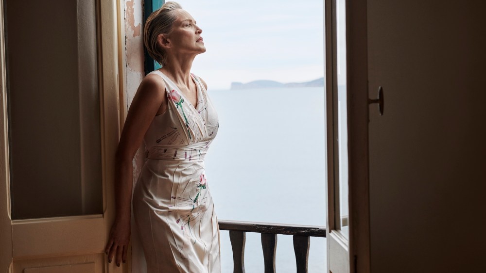 Sharon Stone fronts the fall 2025 Antonio Marras ad campaign.