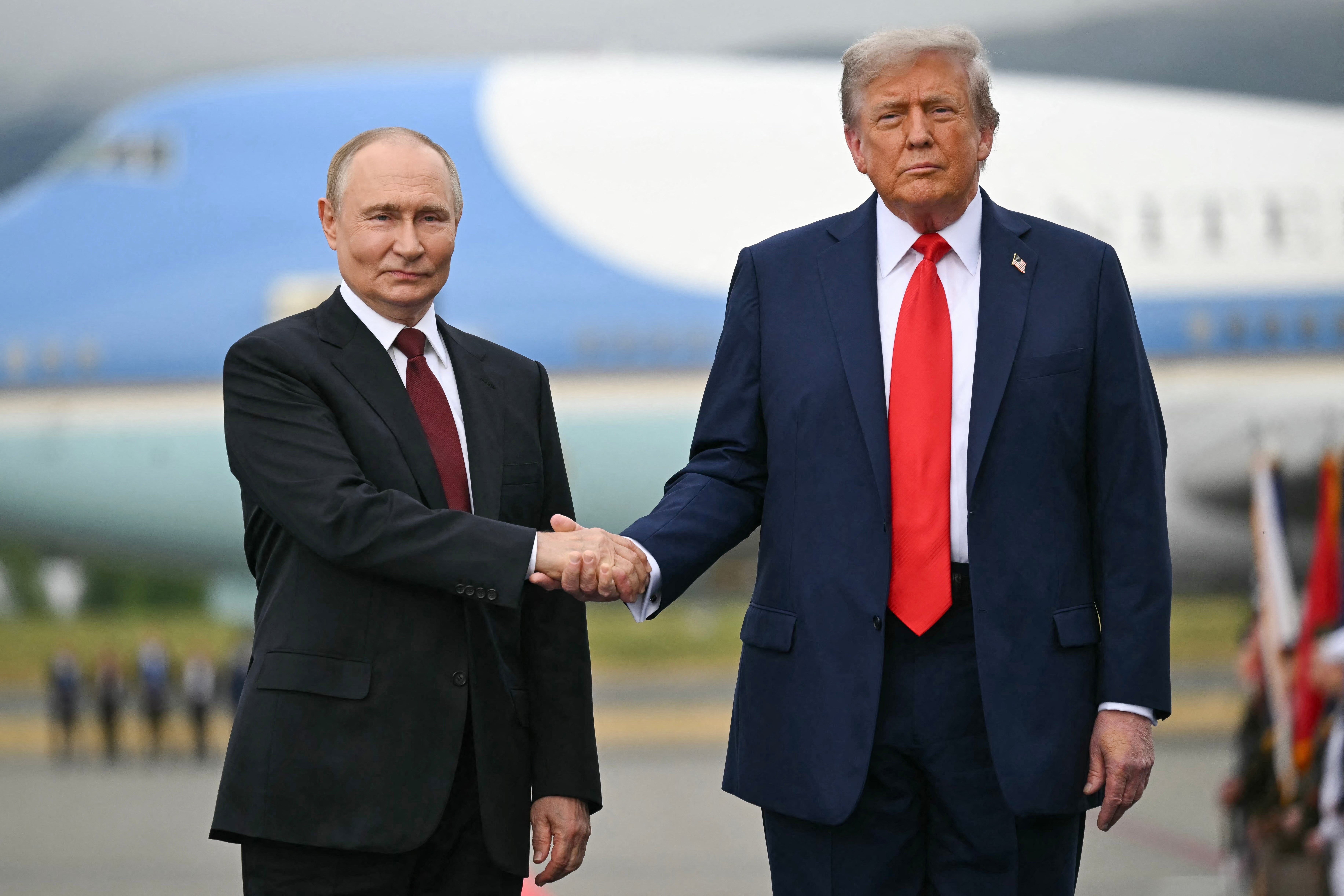 Vladimir Putin and Donald Trump in Alaska on Friday, a meeting that was cordial but did not yield any definite promises on the Ukraine war