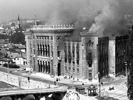 33 Years Ago, the Sarajevo City Hall was set on Fire