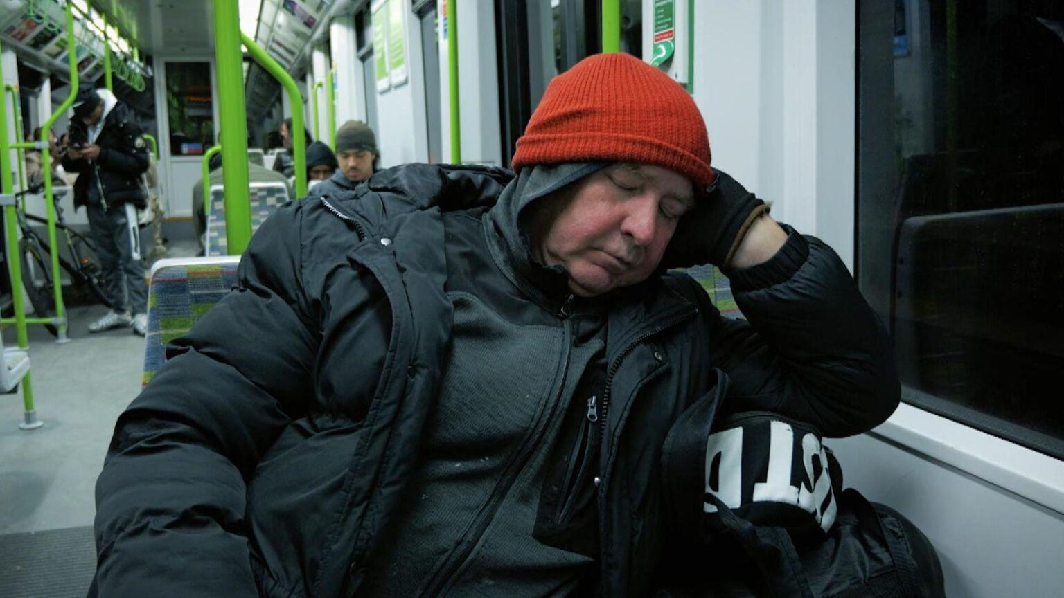 'You don't think the bubble will burst': The carpenter rough sleeping on trains | UK News
