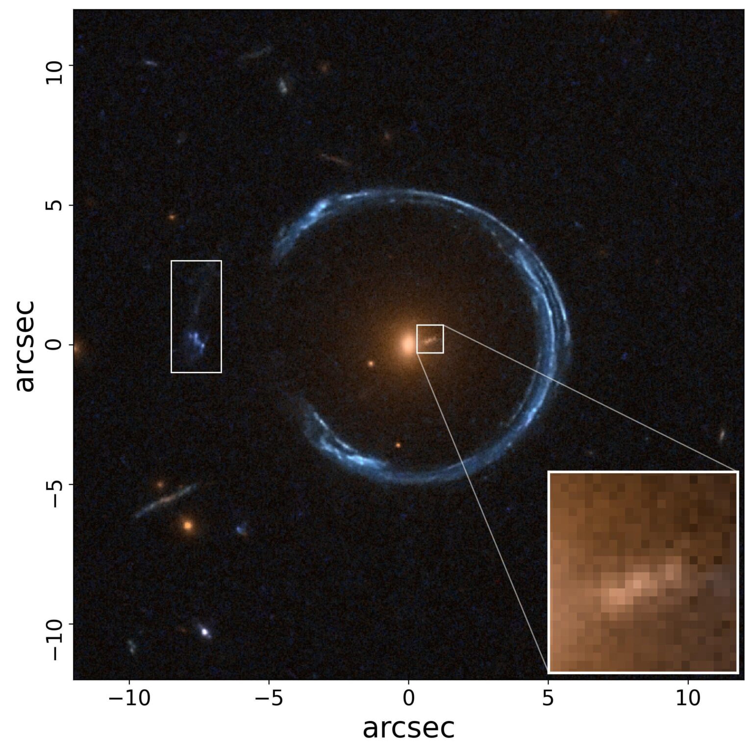 36 billion solar masses: Cosmic Horseshoe galaxy harbors what may be the most massive black hole ever detected