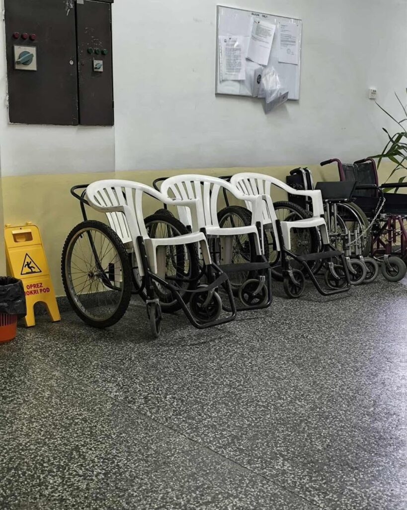 New Tesla cart at Zenik Hospital