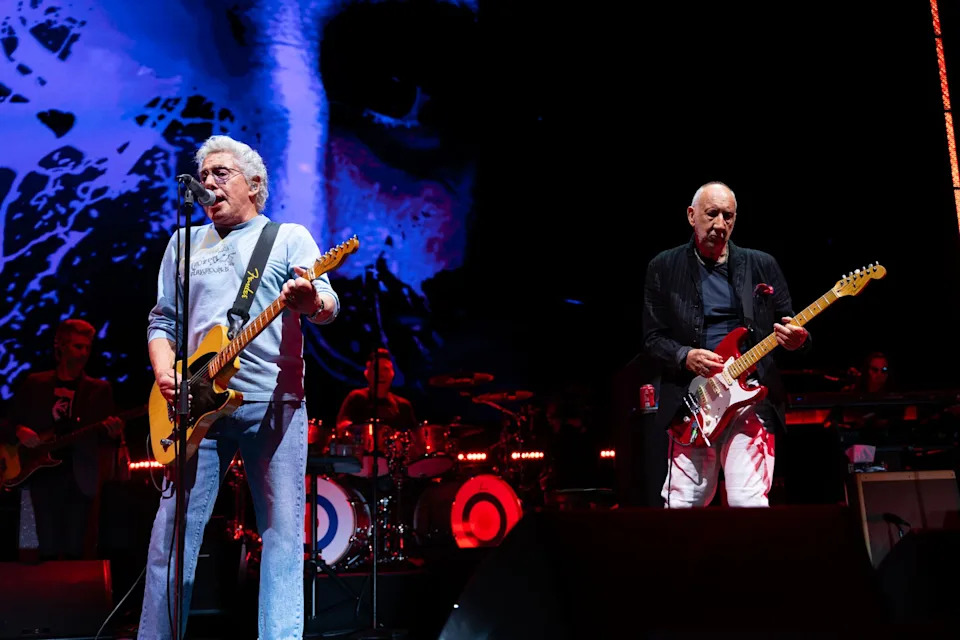 The Who perform at the Prudential Center in Newark, N.J. as part of 