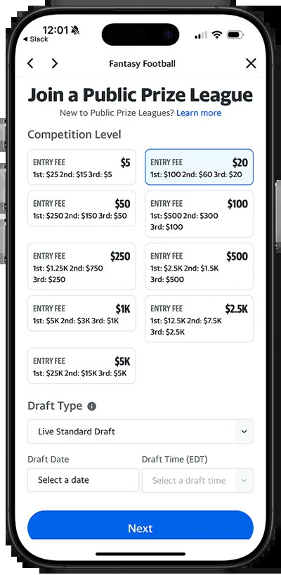 Join a public prize league. (Photo by Marvin Williams/Yahoo Sports)