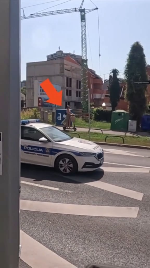 Who says the police are not hunting people on the romobiles?