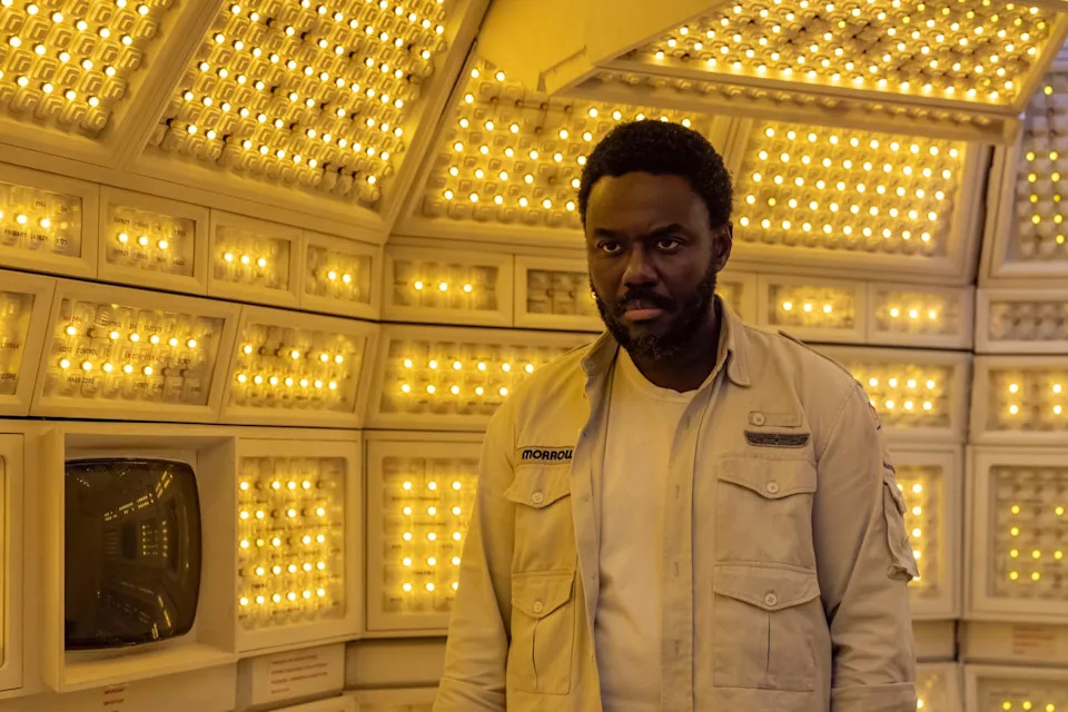 fx's alien: earth pictured: babou ceesay as morrow. cr: patrick brown/fx