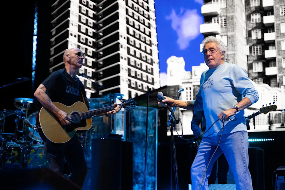 The Who perform at the Prudential Center in Newark, N.J. as part of 