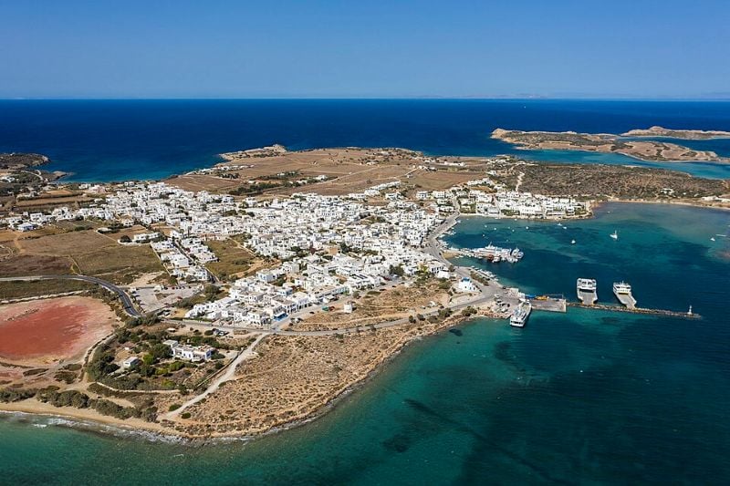 The island of Antiparos, Greece, the fourth most sought-after wedding destination in the country for 2025. Greece's short-term rental properties saw a record-breaking month in July.