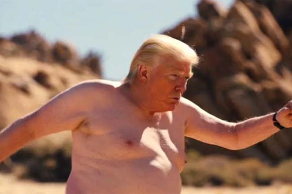 Donald Trump's micropenis makes surprise appearance on American TV