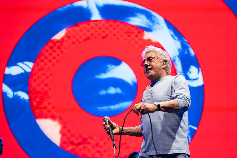 The Who perform at the Prudential Center in Newark, N.J. as part of 