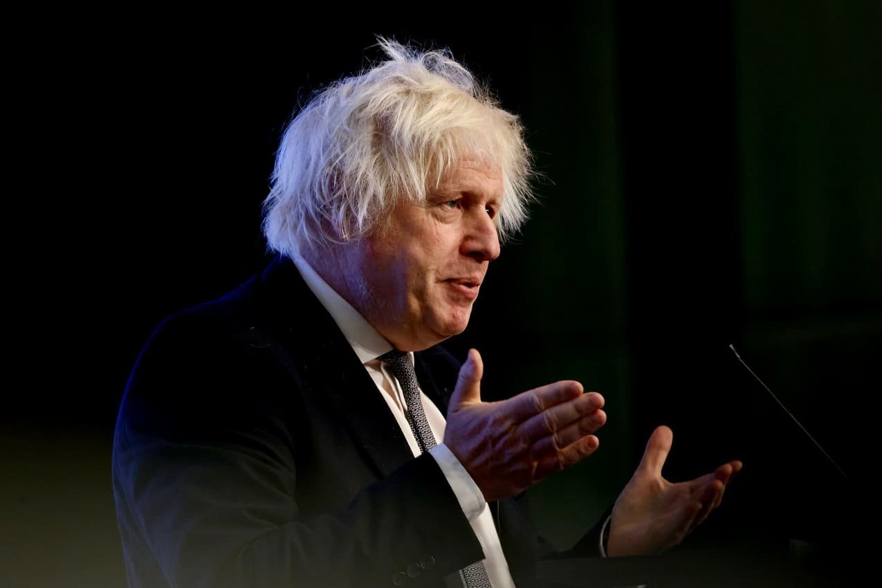 Former British prime minister Boris Johnson
