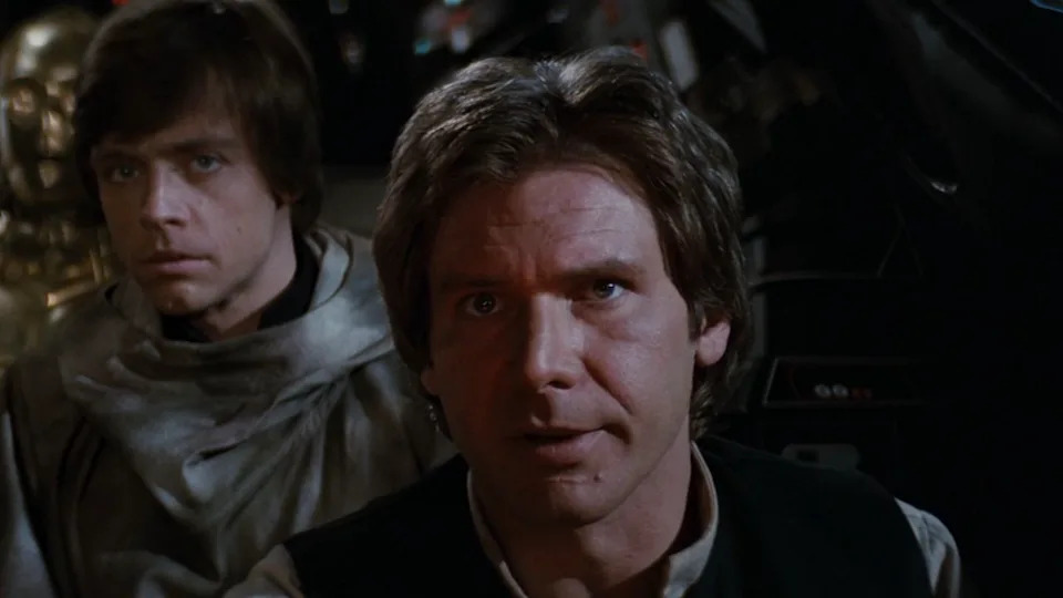  Han saying he's flying casual in Return of the Jedi. 