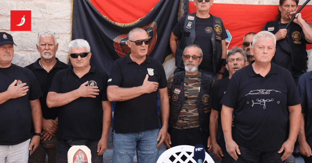 Here is a banner and in Sibenik. After 13 years they remembered that they were bothered by the festival