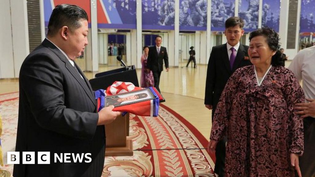 North Korea leader meets families of soldiers killed in Russia's war