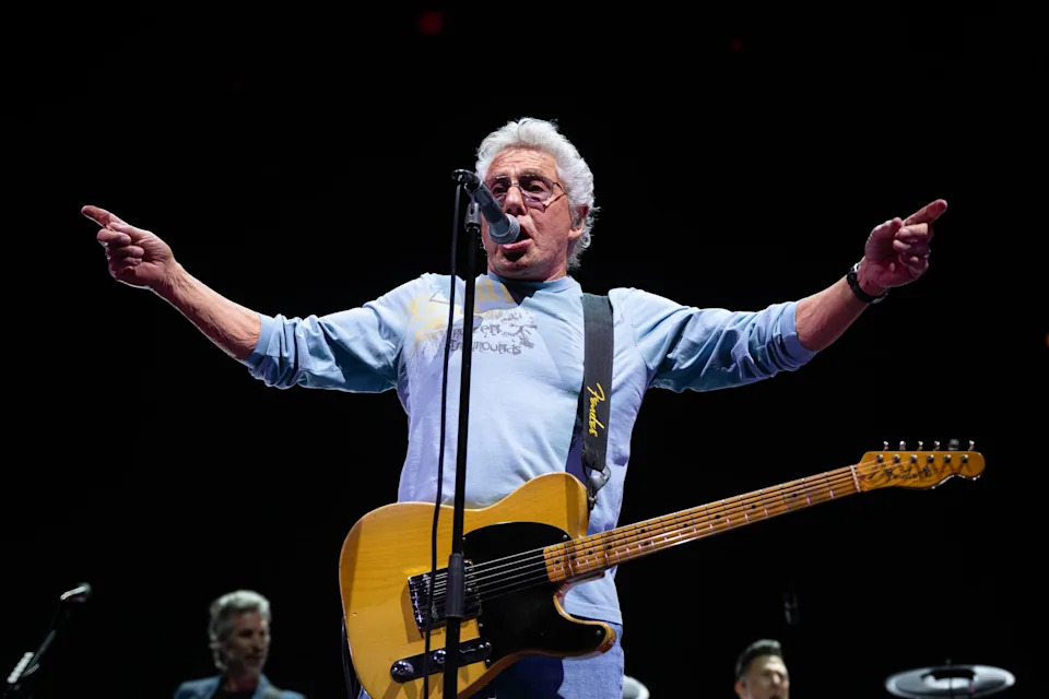 The Who perform at the Prudential Center in Newark, N.J. as part of 