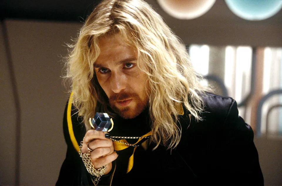 Rockwell as Zaphod Beeblebrox in 2005's <em>The Hitchhiker's Guide to the Galaxy</em><cite>Touchstone/Courtesy Everett Collection</cite>
