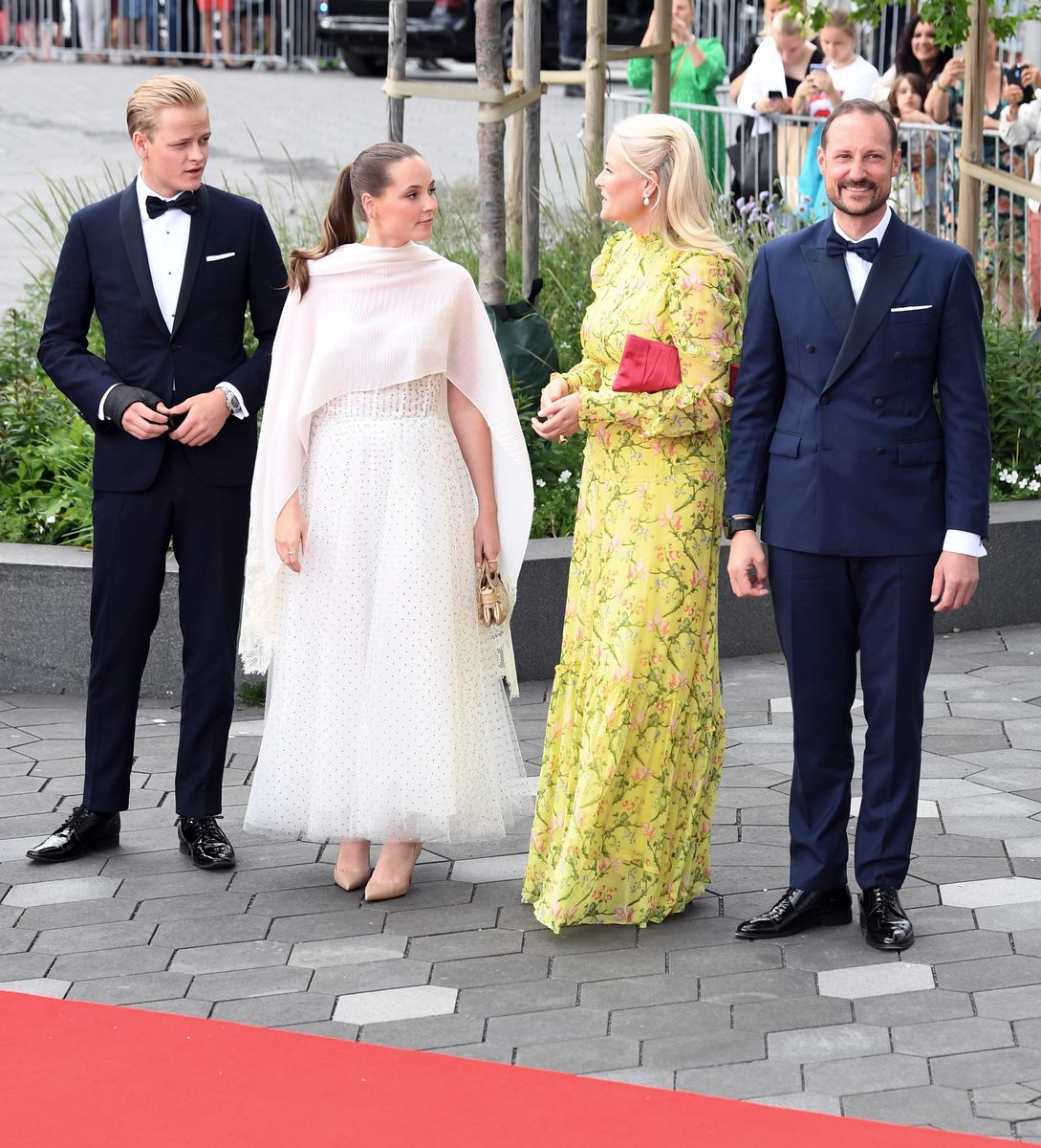 Princess Ingrid Alexandra, Marius Borg Hoiby, Crown Prince Haakon and Crown Princess Mette-Marit in 2022