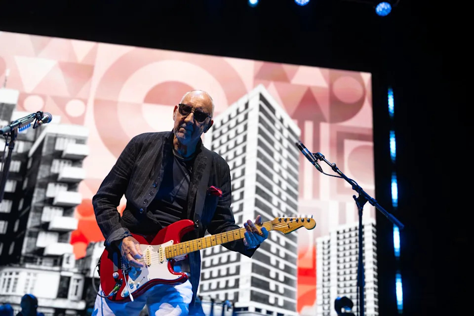 The Who perform at the Prudential Center in Newark, N.J. as part of 