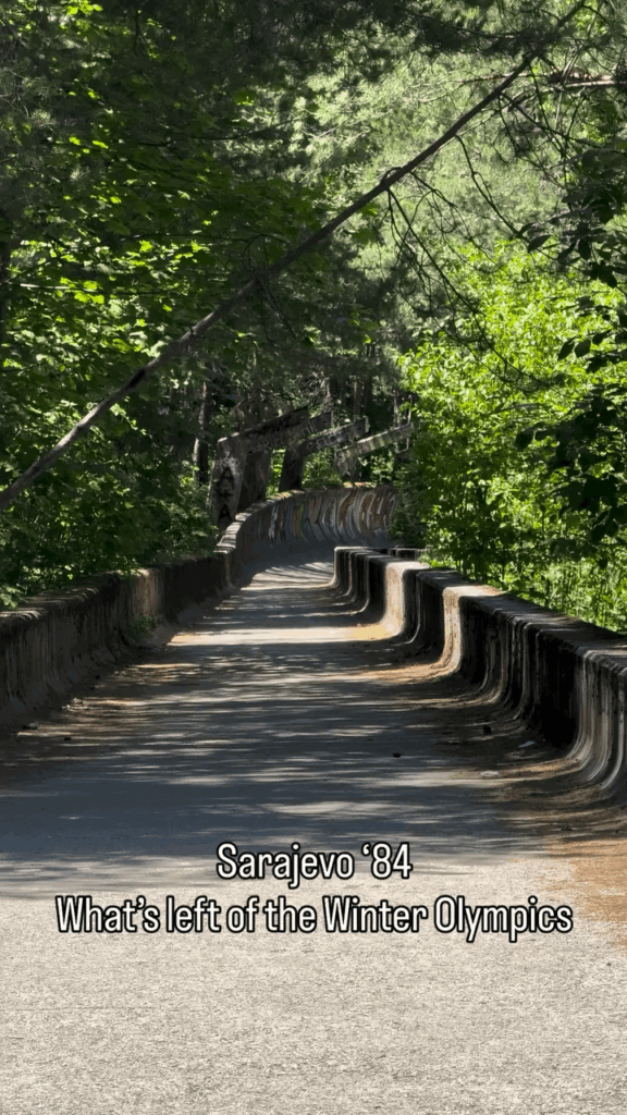 Abandoned locations of ‘84 Winter Olympics in Sarajevo