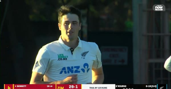 Zimbabwe limps to 31-2 after NZ takes big lead in first Test