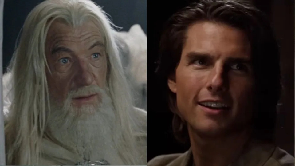  Ian McKellen as Gandalf/Tom Cruise in Mission: Impossible 2. 