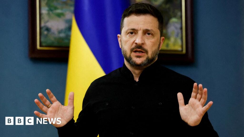 Ukraine will not give up land, Zelensky says as Trump plans to meet Putin - follow live