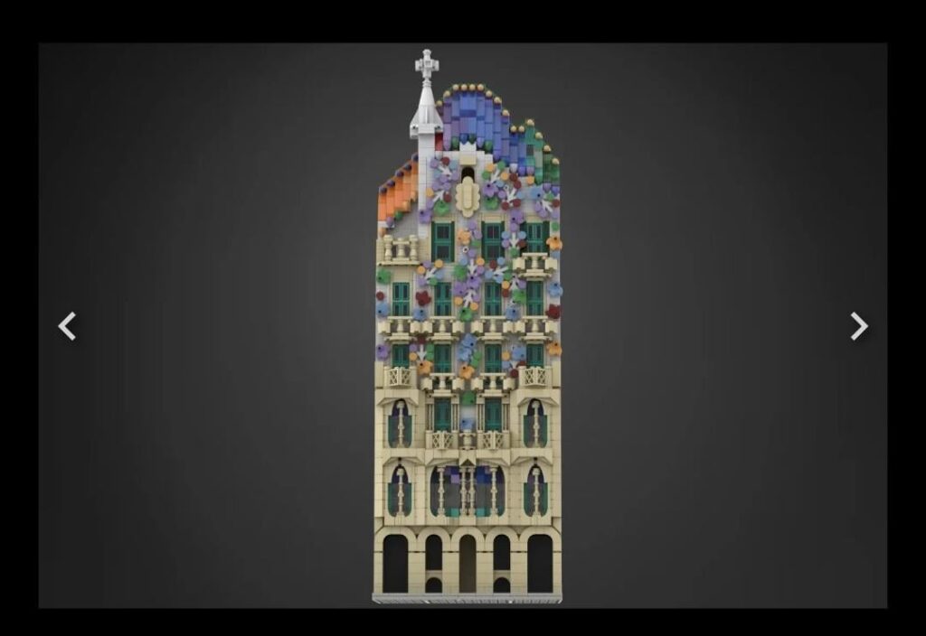 We have turned the Batlló house in Lego !!