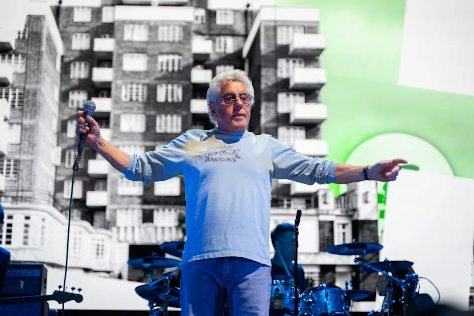 The Who perform at the Prudential Center in Newark, N.J. as part of 