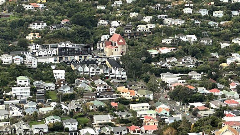 File image of houses from above (file image).