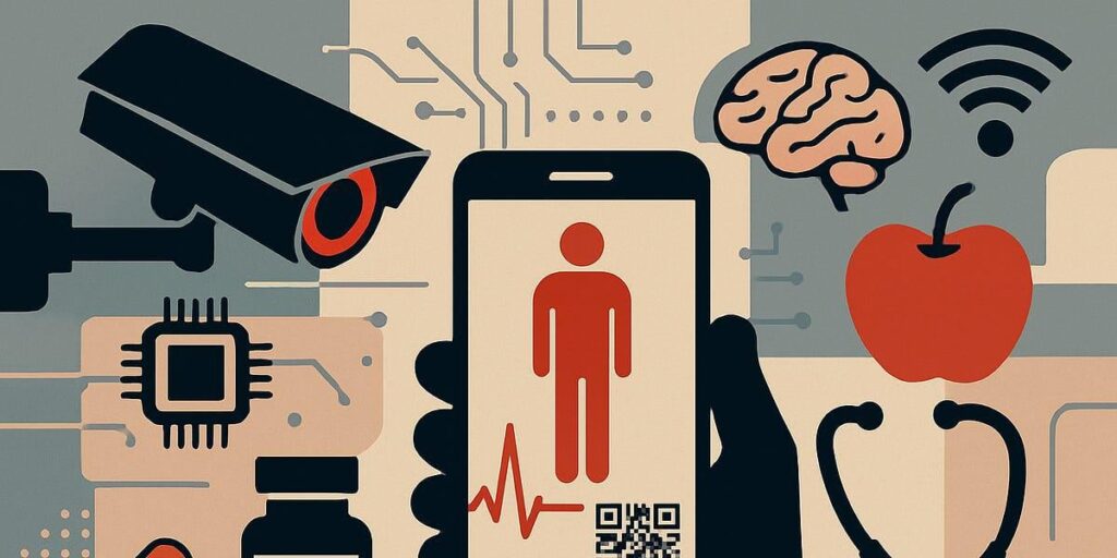 Trumps’ health surveillance scheme is NOT about wellness — it’s surveillance late-stage capitalism in a hospital gown