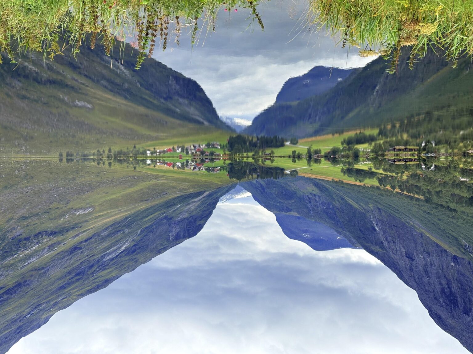 A real photo I took in Norway today🤯