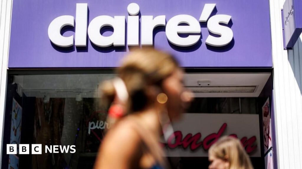 Claire's Accessories on brink of collapse putting 2,150 jobs at risk - BBC News