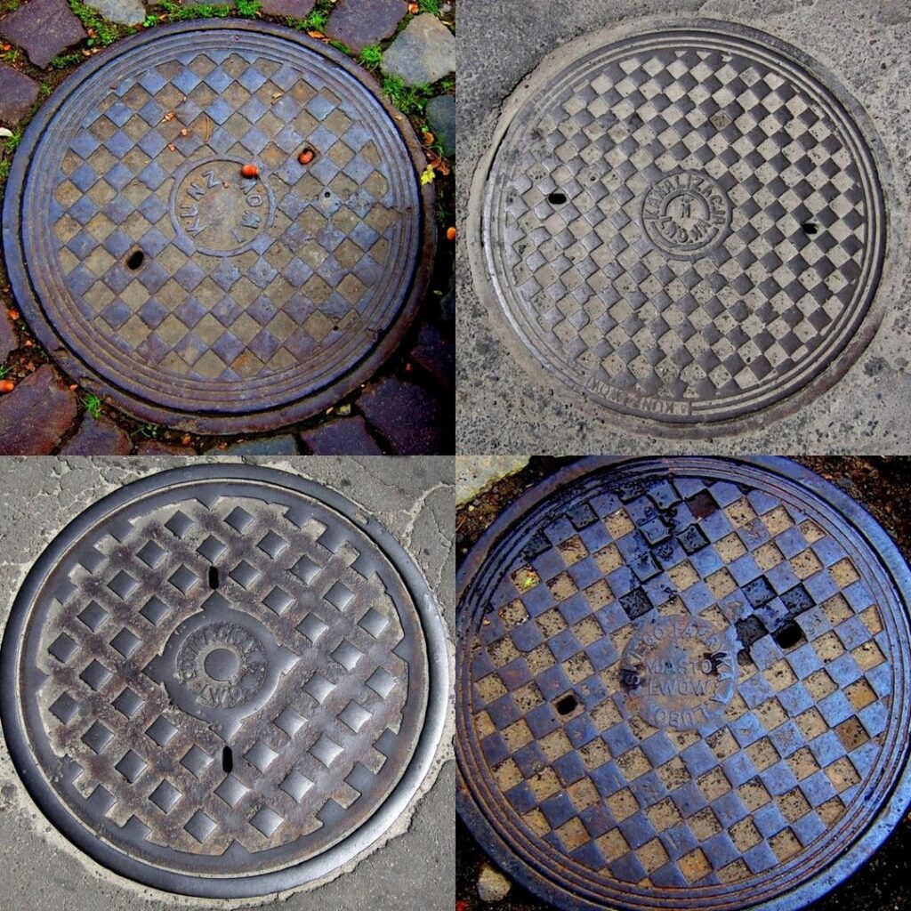 Pre -war Polish elements in Lviv.