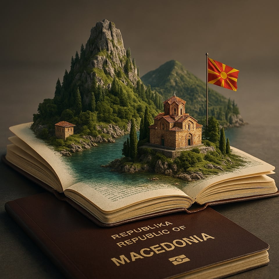 Macedonia in a Passport 🛂