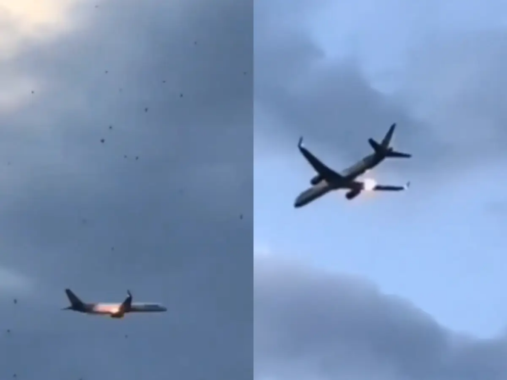 Plane from Greece spits out fire as scared passengers send 'final' messages