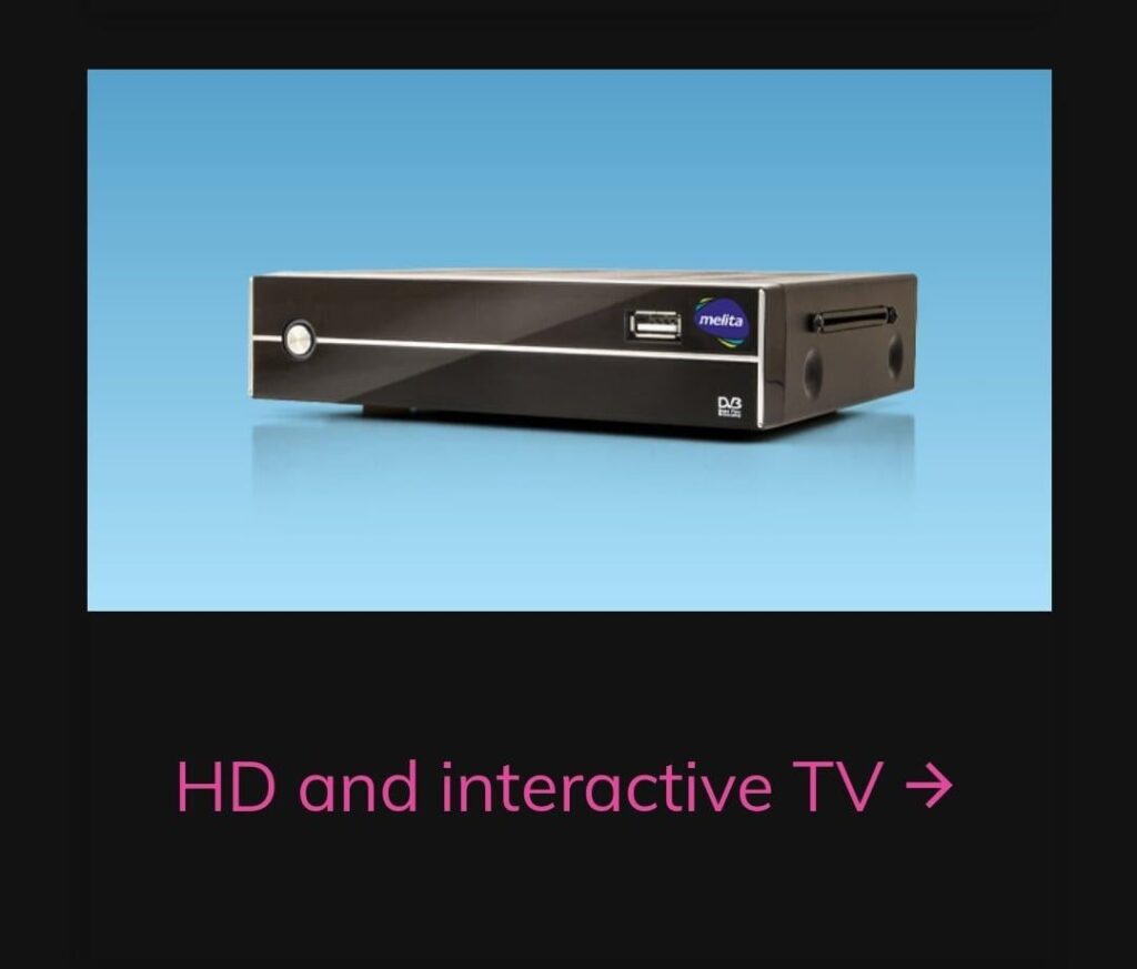 Melita TV Box Programming