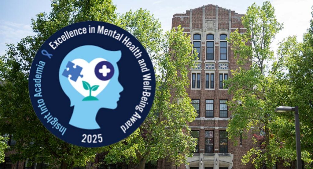 CMU earns national award for commitment to mental health