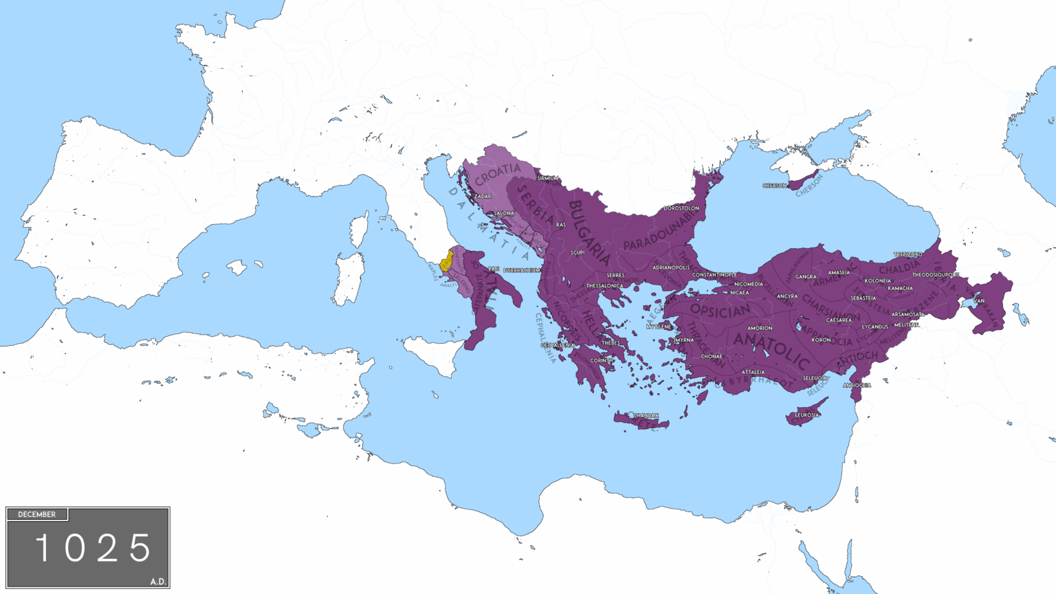 This year is 1000 years since the death of Kingdom II and the height of the Medieval Roman Empire