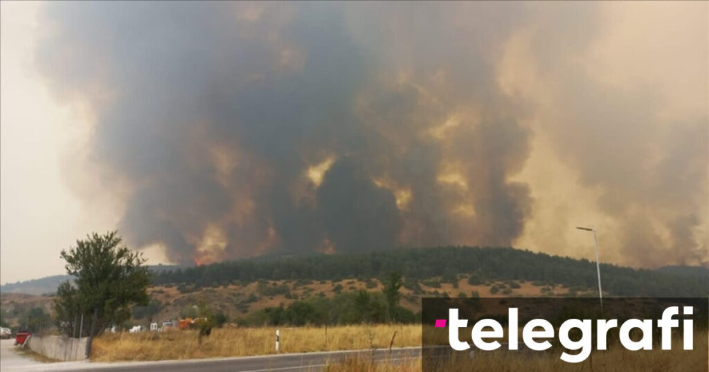 Border crossing in Glloboqicë reopens after fires in North Macedonia are contained - Telegraph