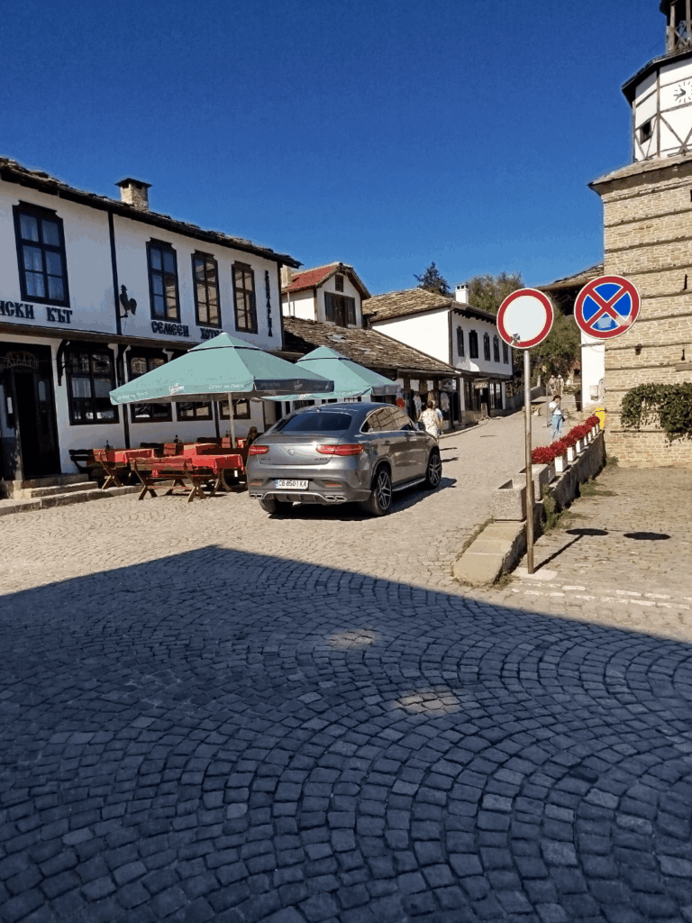 When you are 200kg pig and you must park at 5m
