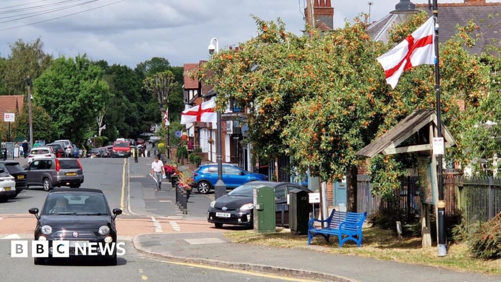 Why have thousands of St George's and union jack flags gone up?