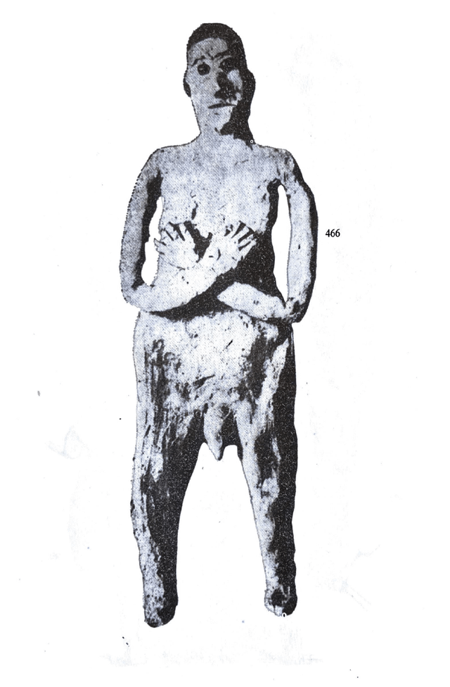 German figurines - part of a prayer ritual and hail protection