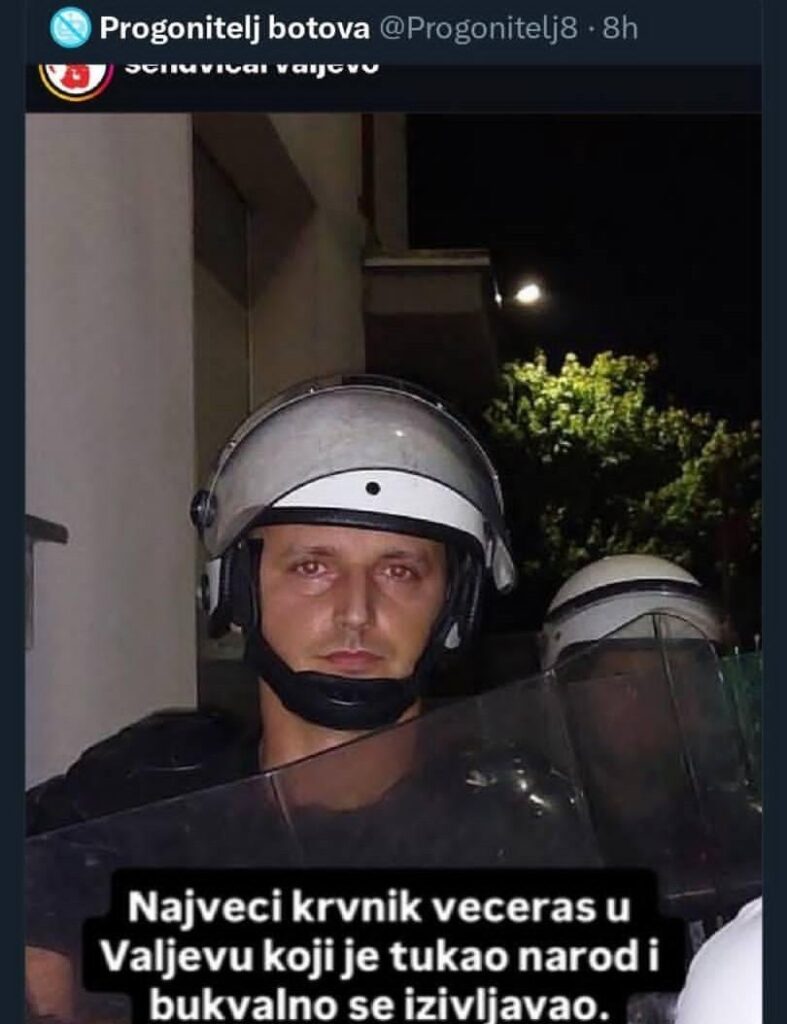 Let's make it famous - Nemanja Pavlović from Lajkovac. He lives in a building near Msara Trlić.