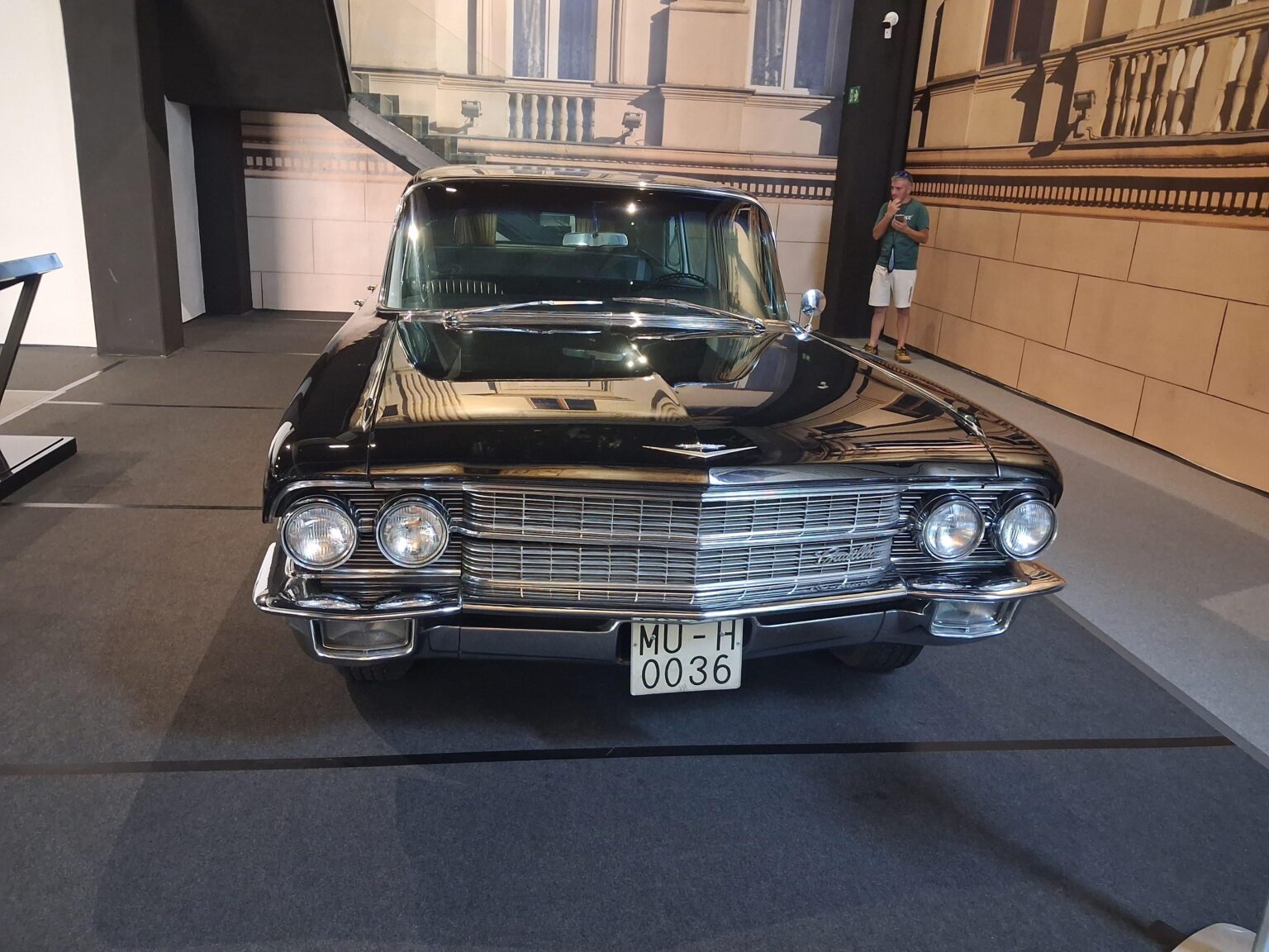 Francisco Franco's presidential vehicle at the Finestrat Museum in Alicante. The brand is Cadillac Fleetwood.