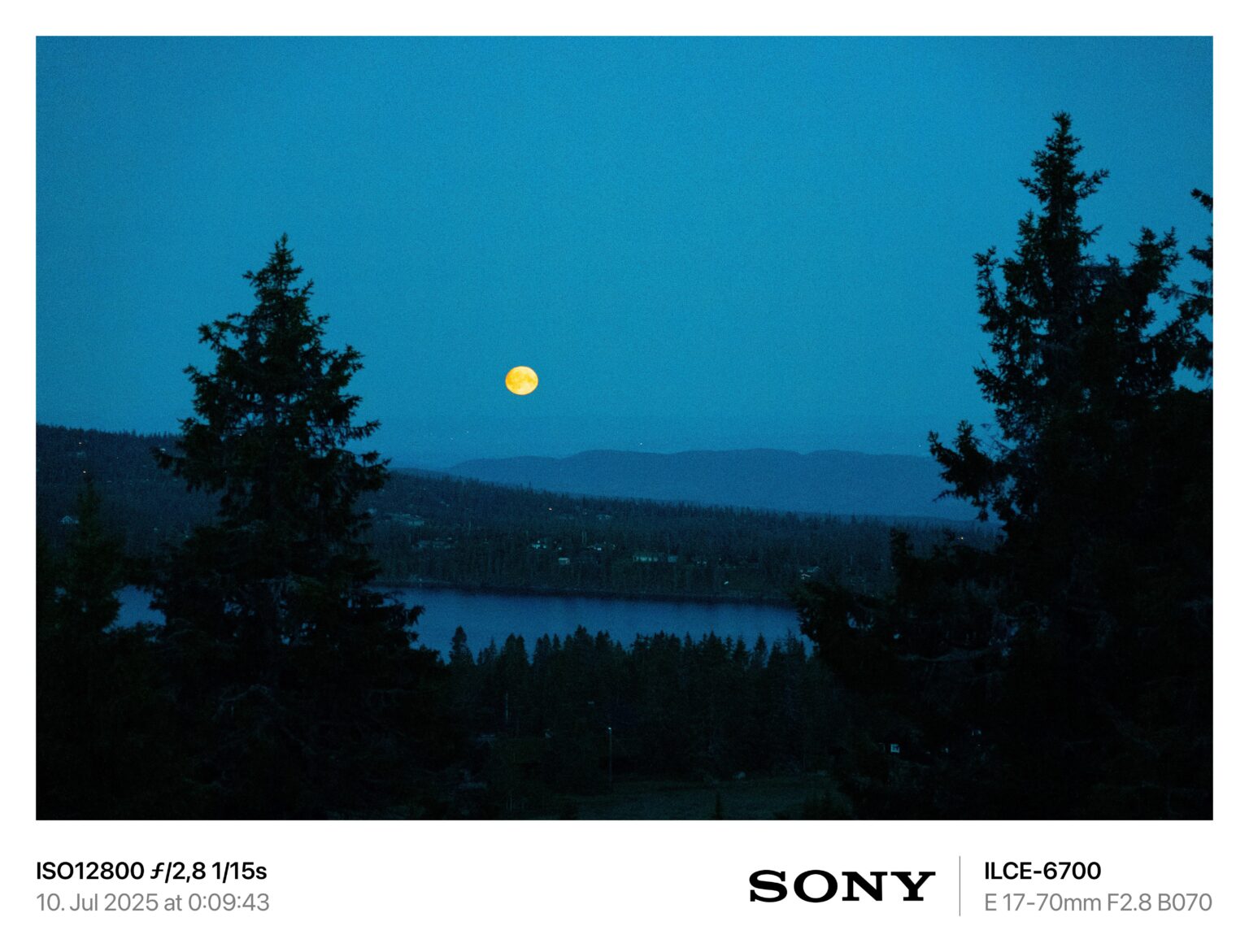 Night at Sjusjøen
