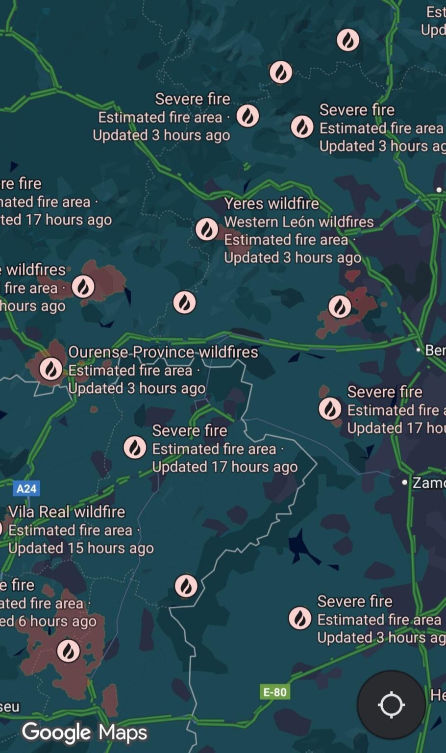 Some fires today Some fires today