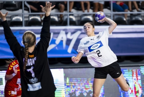 Photo by European Women's 17-year-old handball championship preliminary match between Germany and North Macedonia, photo source = German Handball Association