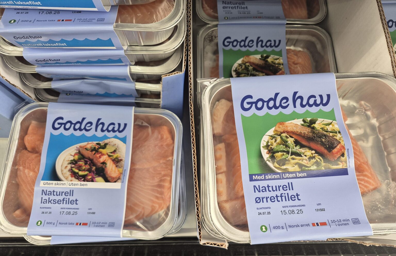 Which is best / least bad for the environment? Salmon or trout? Is the difference significant?