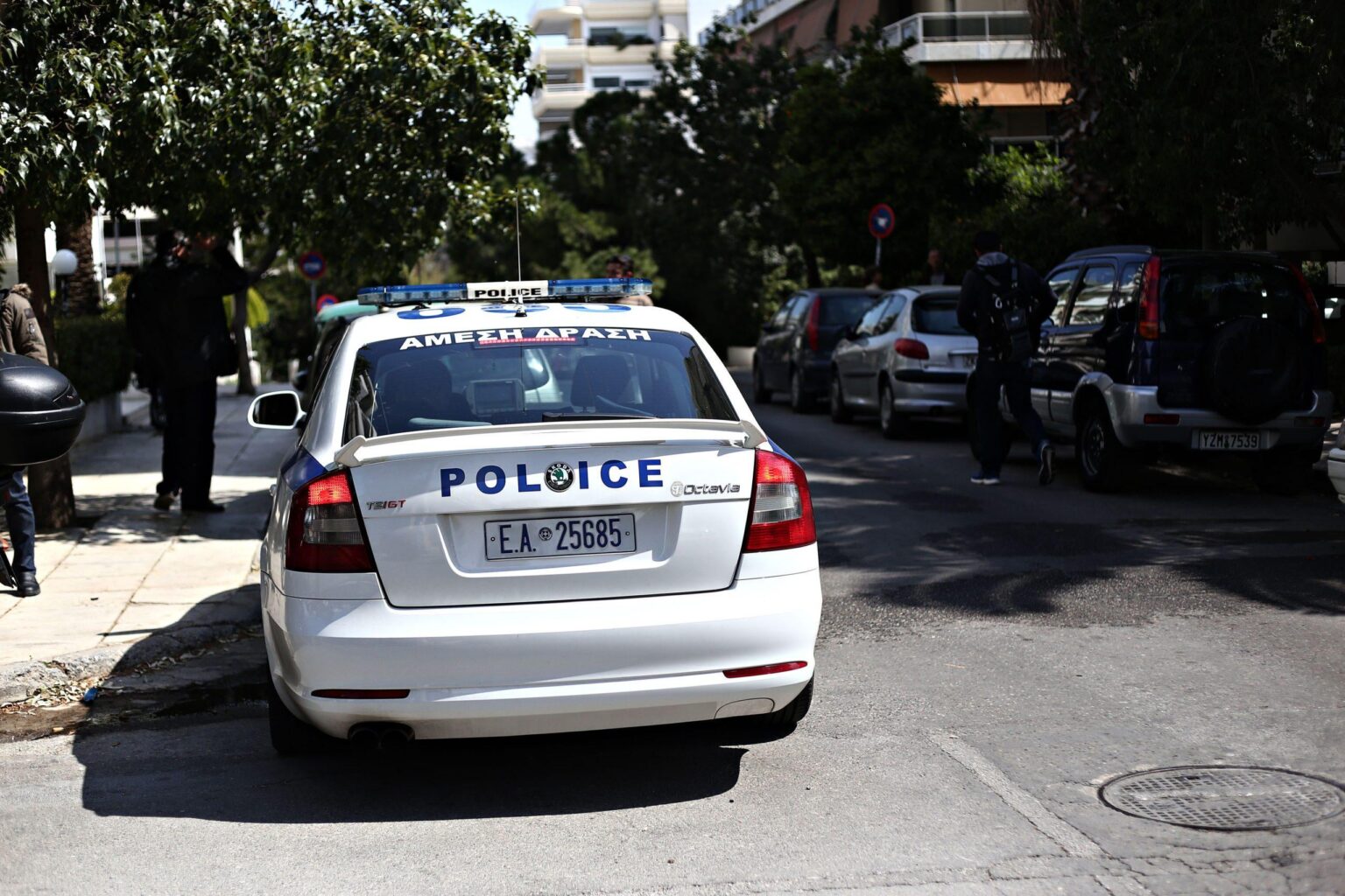 Dead girl in Paleo Faliro - in the hands of ELAS the woman with the stroller