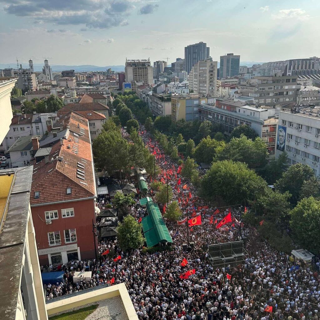 Protest in Pristina against Special Court